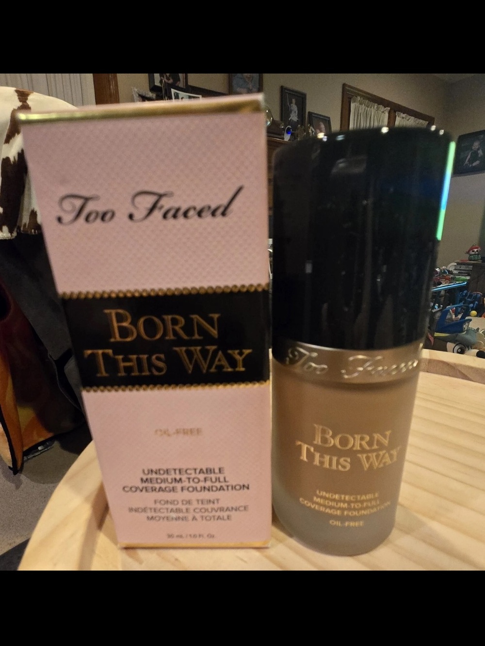 Too Faced Born This Way Undetectable Oil Free Foundation Shade Natural Beige 1oz